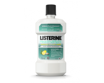 Nước súc miệng LISTERINE HEALTHY BRIGHT 750ML (Trắng răng)