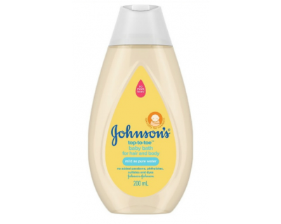 Sữa tắm gội toàn thân  JOHNSON'S TOP TO TOE 200ML